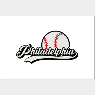 Philadelphia baseball vintage retro Posters and Art